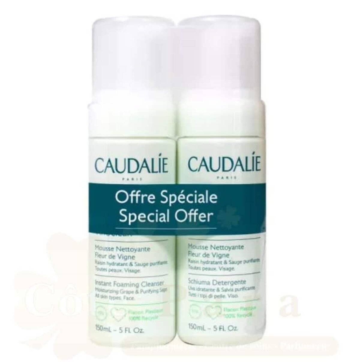 CAUDALIE VINOCLEAN DUO MOUSSE NETTOYANTE FLEUR DE VIGNE 150ML CAUDALIE VINOCLEAN DUO MOUSSE NETTOYANTE FLEUR DE VIGNE 150ML