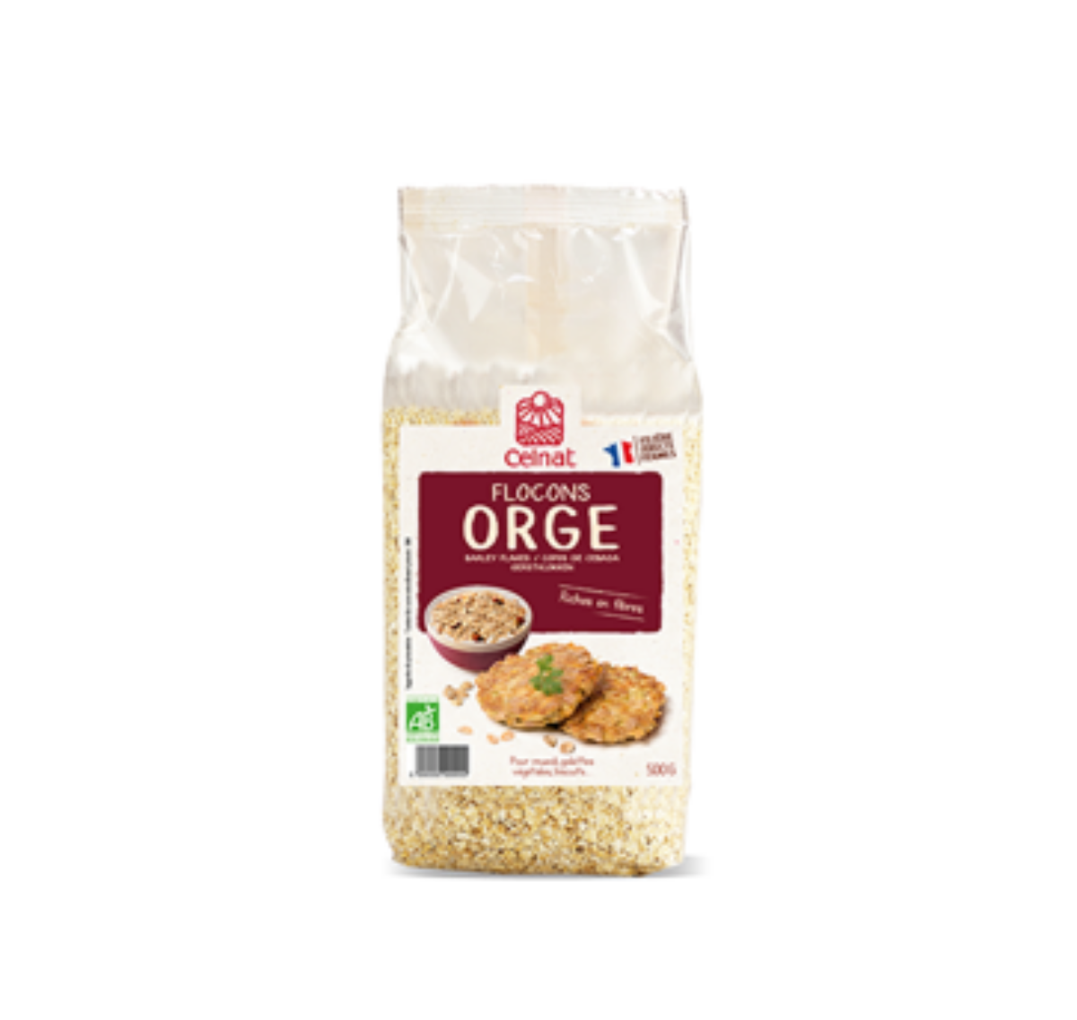 CELNAT FLOCONS D'ORGE 500G