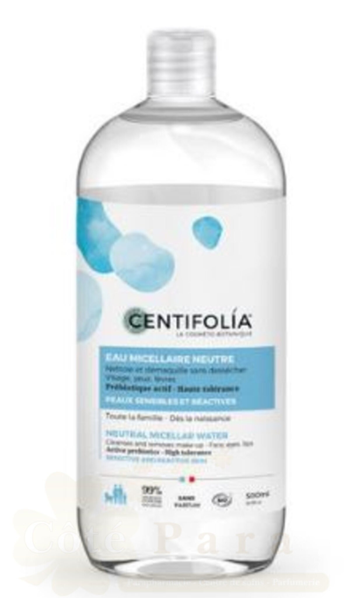 CENTIFOLIA EAU MICELLAIRE NEUTRE 500ML CENTIFOLIA EAU MICELLAIRE NEUTRE 500ML