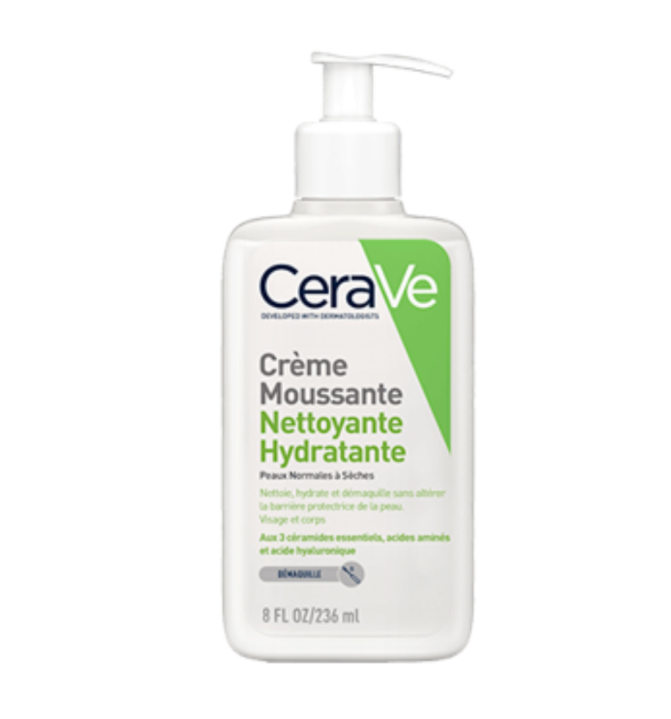 CERAVE CREME MOUSSANTE HYDRATANTE PNS 236ML