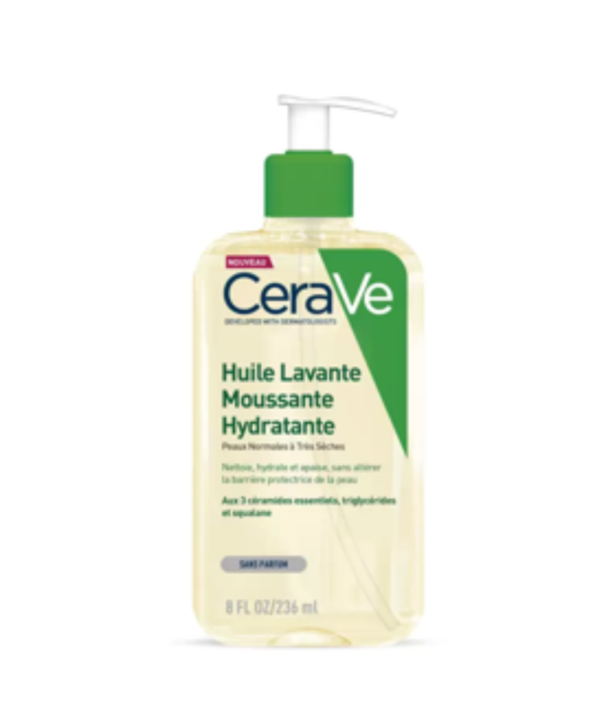 CERAVE HUILE LAVANTE MOUSSANTE HYDRATANTE 236ML