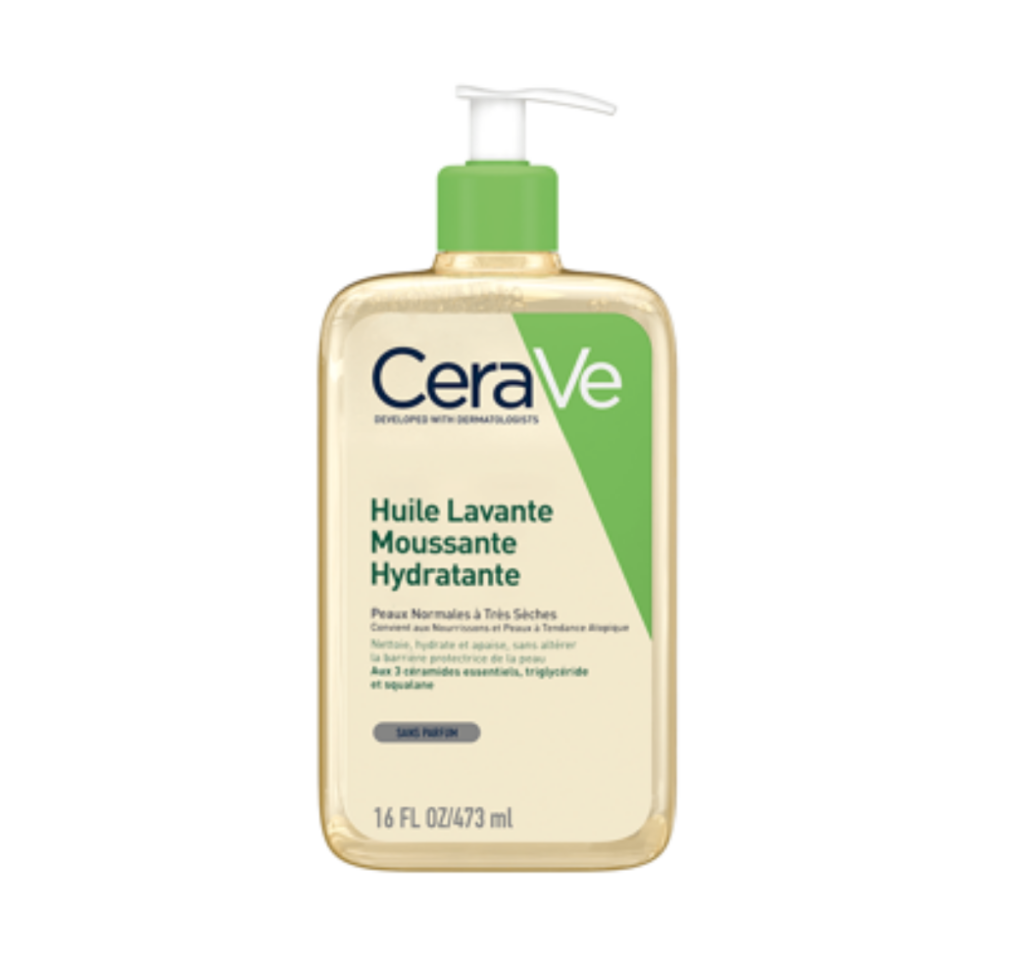 CERAVE HUILE LAVANTE MOUSSANTE HYDRATANTE 473ML