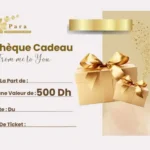 Chèque cadeau d’une valeur de 500 Dh