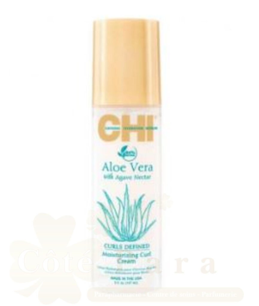CHI ALOE VERA WITH AGAVE NECTAR MOISTURIZING CURL CREAM 147ML