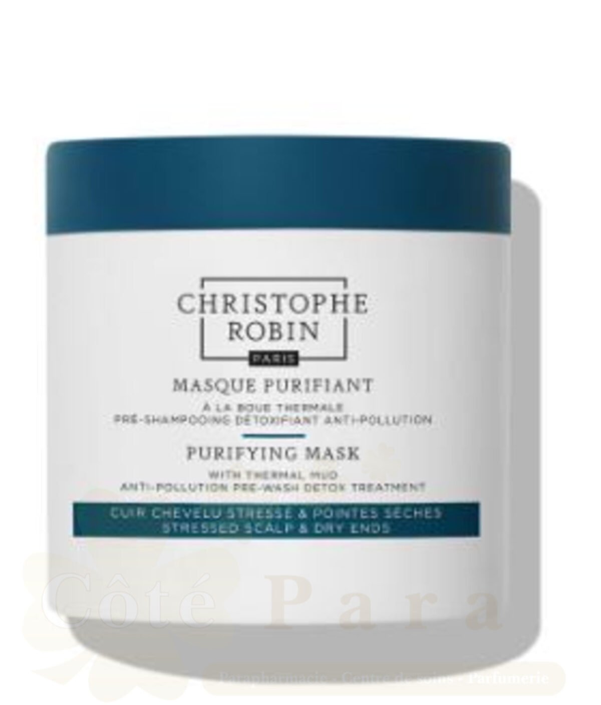 CHRISTOPHE ROBIN MASQUE PURIFIANT A LA BOUE THERMALE 250ML CHRISTOPHE ROBIN MASQUE PURIFIANT A LA BOUE THERMALE 250ML