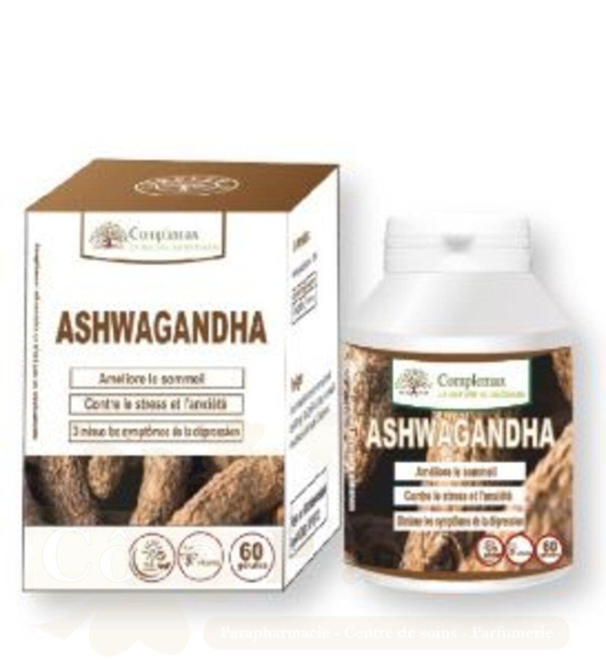 COMPLEMAX ASHWAGANDHA 60 GELULES COMPLEMAX ASHWAGANDHA 60 GELULES