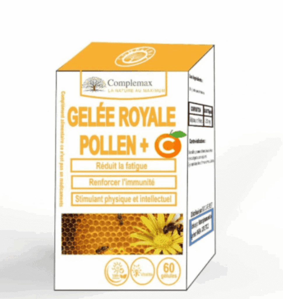 COMPLEMAX GELEE ROYALE POLLEN + C 60 GELULES