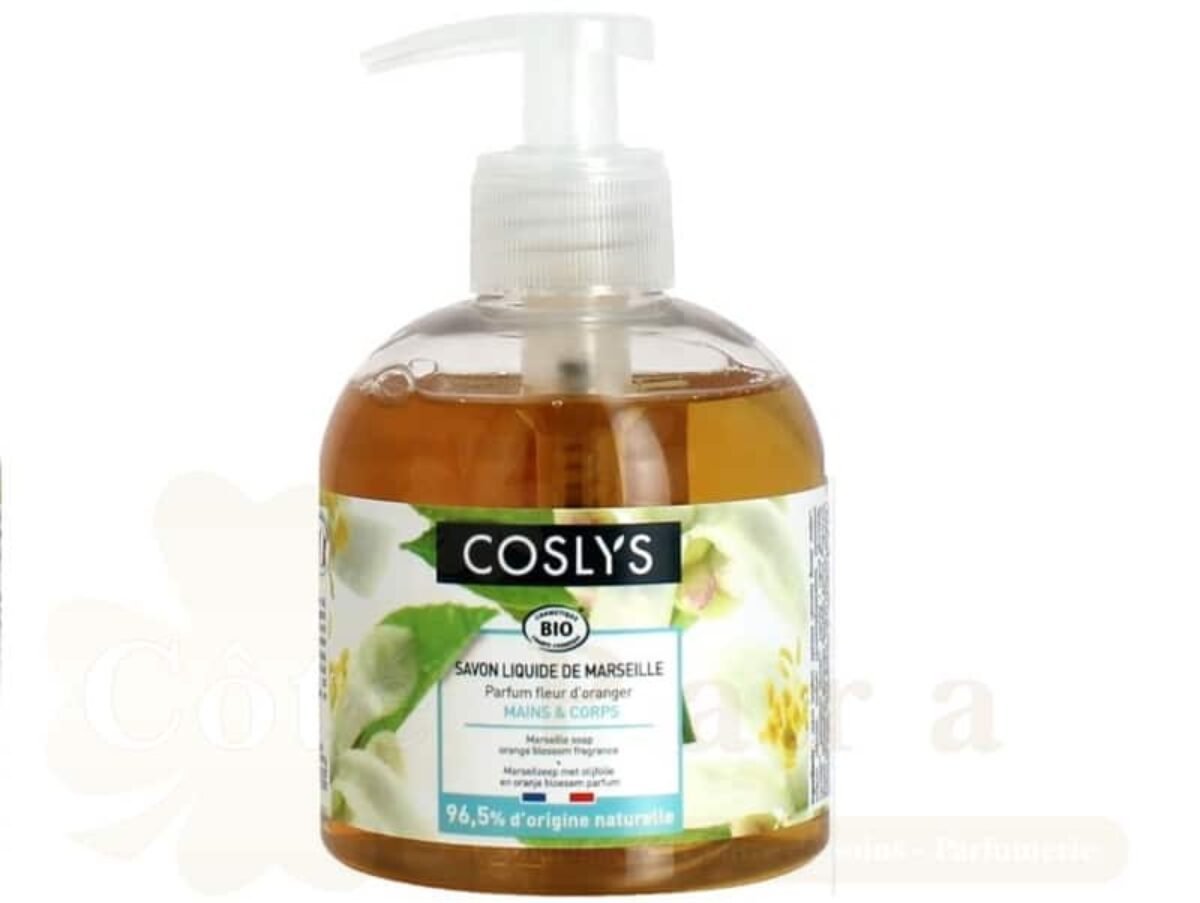 COSLYS SAVON DE MARSEILLE FLEUR D'ORANGER 300ML COSLYS SAVON DE MARSEILLE FLEUR D'ORANGER 300ML