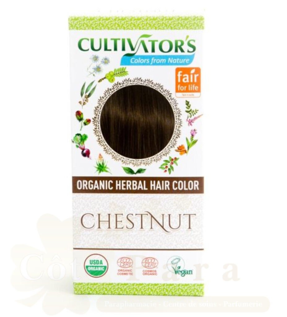 CULTIVATOR'S ORGANIC HERBAL HAIR COLOR CHESTNUT