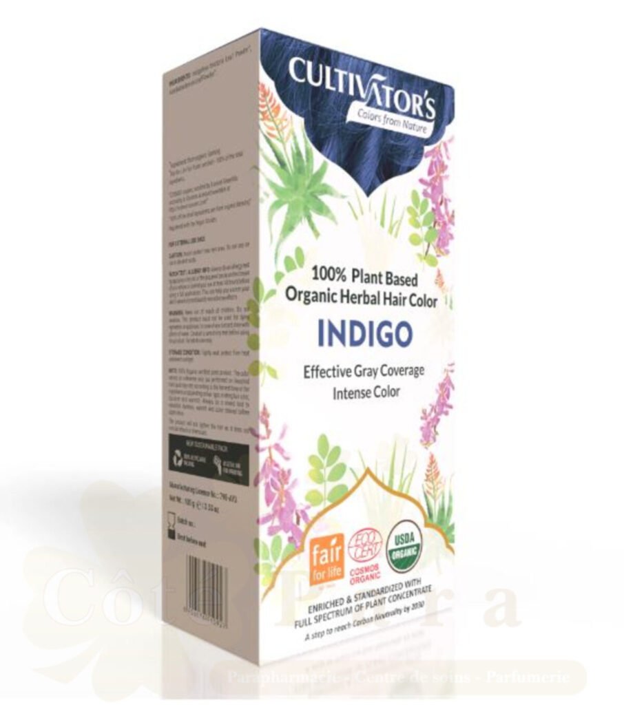 CULTIVATOR'S ORGANIC HERBAL HAIR COLOR INDIGO