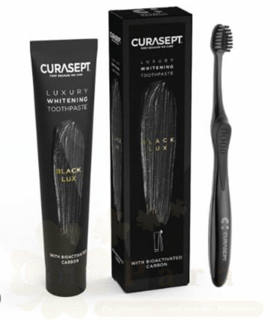 CURASEPT PACK DENTIFRICE BLACK LUXURY AU CHARBON 75ML +BAD CS-05714