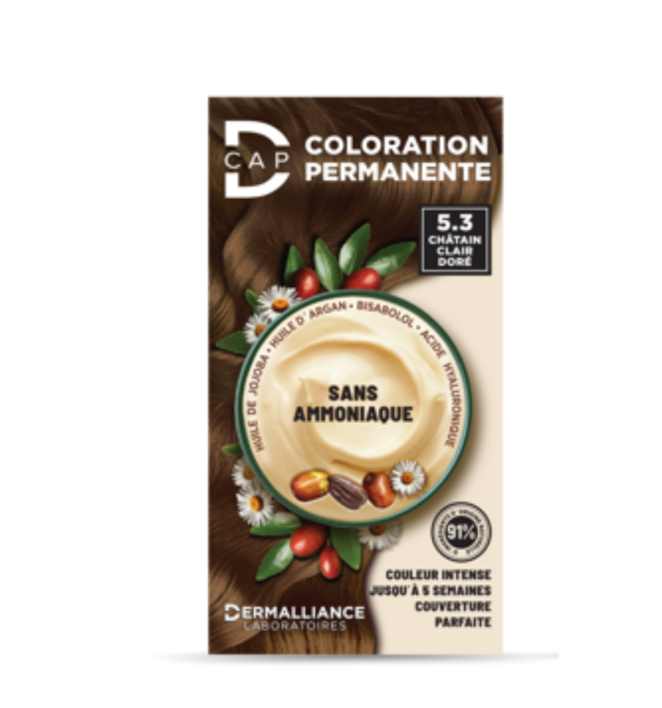 D-CAP COLORATION PERMANENTE 5.3 CHATIN CLAIR DORE