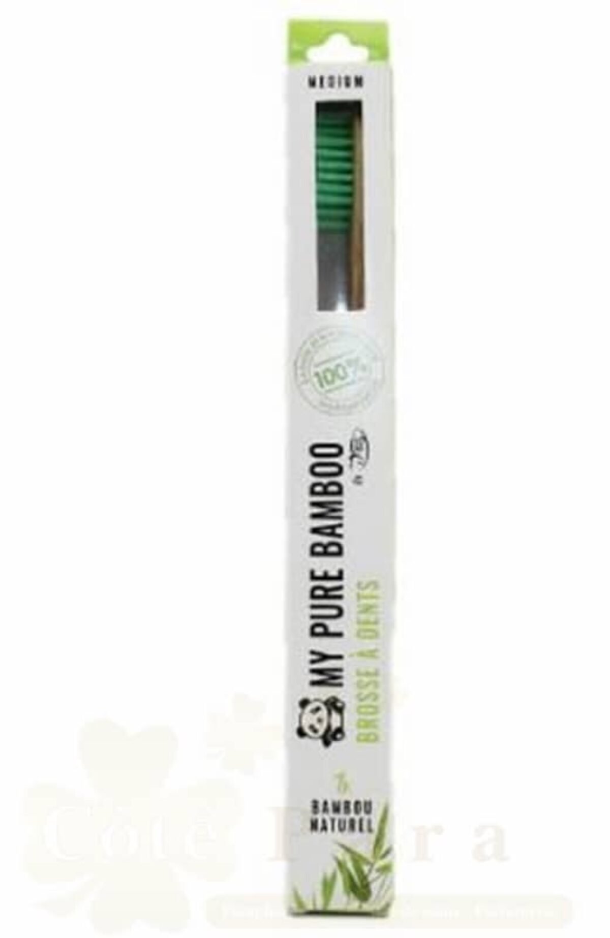 DENTI SMILE BROSSE A DENTS BAMBOU MEDIUM VERT DENTI SMILE BROSSE A DENTS BAMBOU MEDIUM VERT