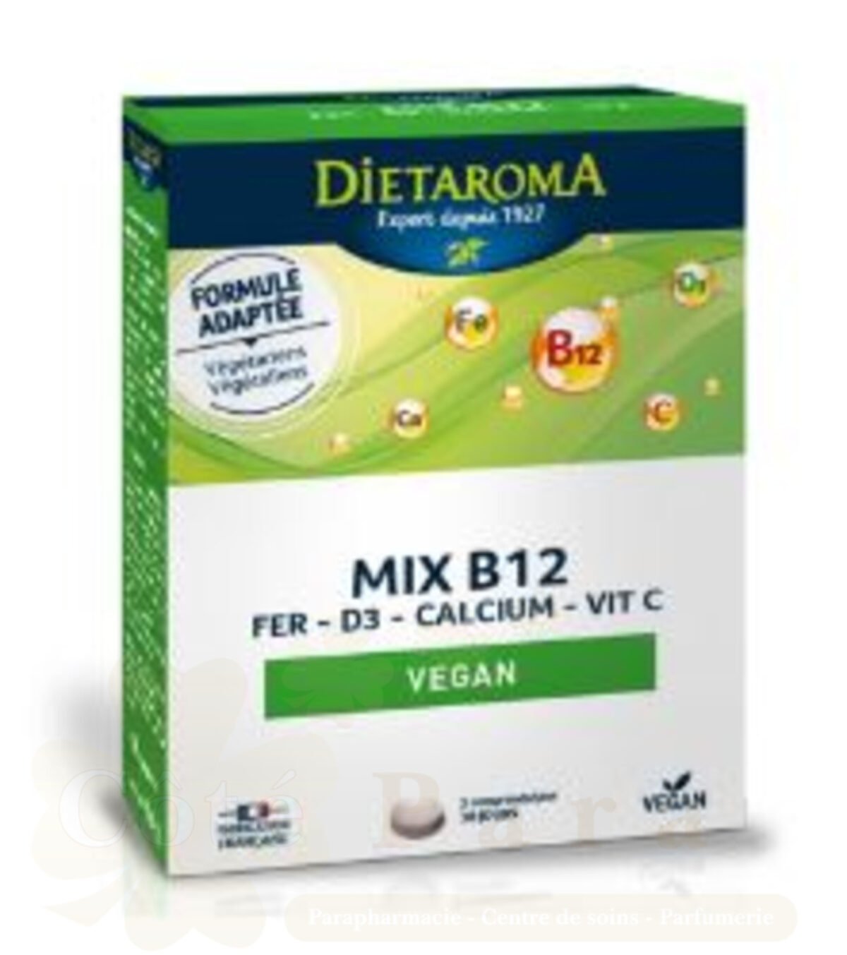 DIETAROMA MIX B12 VEGAN( FER D3 CALCIUM+VITAMINE C) 60 COMPR DIETAROMA MIX B12 VEGAN( FER D3 CALCIUM+VITAMINE C) 60 COMPR