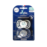 DODIE 2 SUCETTES ANATOMIQUE EXTRA FINE JOUR ET NUIT 0-6M F1