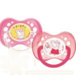 DODIE 2 SUCETTES ANATOMIQUE PEPPA PIG 18M+ N? A80 xxxx
