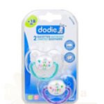 DODIE 2 SUCETTES ANATOMIQUES DUO FAN 18M+ A44