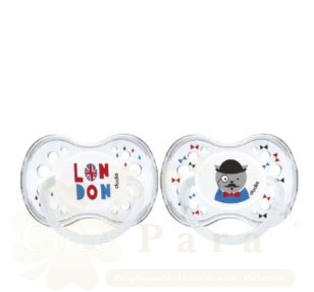 DODIE 2 SUCETTES ANATOMIQUES LONDON 18M+ A90