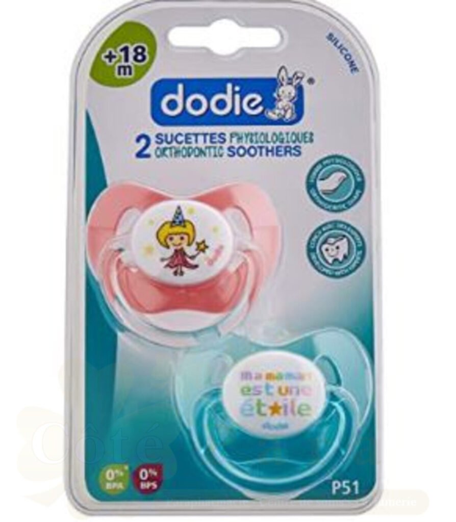 DODIE 2 SUCETTES PHYSIOLOGIQUE P51 18M+