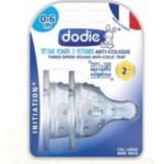 DODIE 2 TETINES INITIATION+ ANTI COLIQUE 0-6M D2