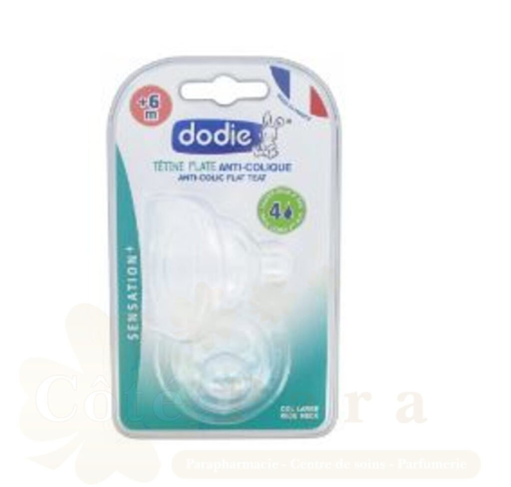 DODIE 2 TETINES PLATE SENSATION+ D4 LIQUIDE EPAIS 6