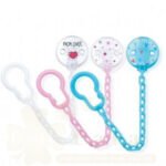 DODIE ATTACHE SUCETTE CHAINETTE BLEU/RS/TRANS