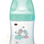 DODIE BIB INITIATION+ VERRE VERT OISEAUX 0-6M 150ML