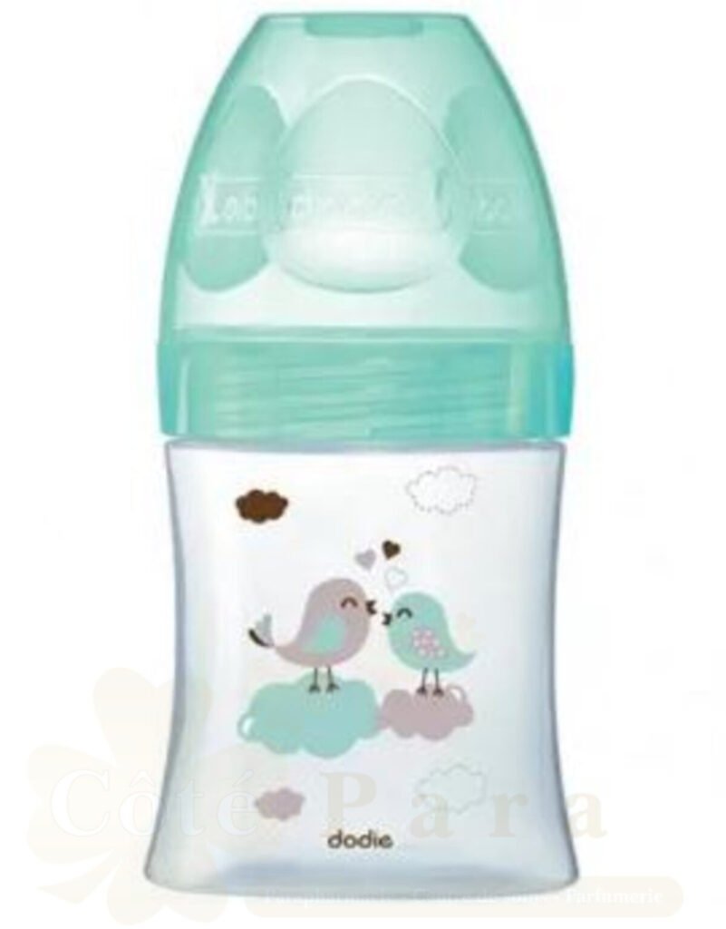 DODIE BIB INITIATION+ VERRE VERT OISEAUX 0-6M 150ML