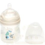 DODIE BIBERON ANTI COLIQUE D1 AVEC TETINE MULTI PERFOREE 0-6M MOTIF TERRA 150ML