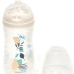 DODIE BIBERON ANTI COLIQUE D2 AVEC TETINE MULTI PERFOREE 0-6M BLEU 270ML