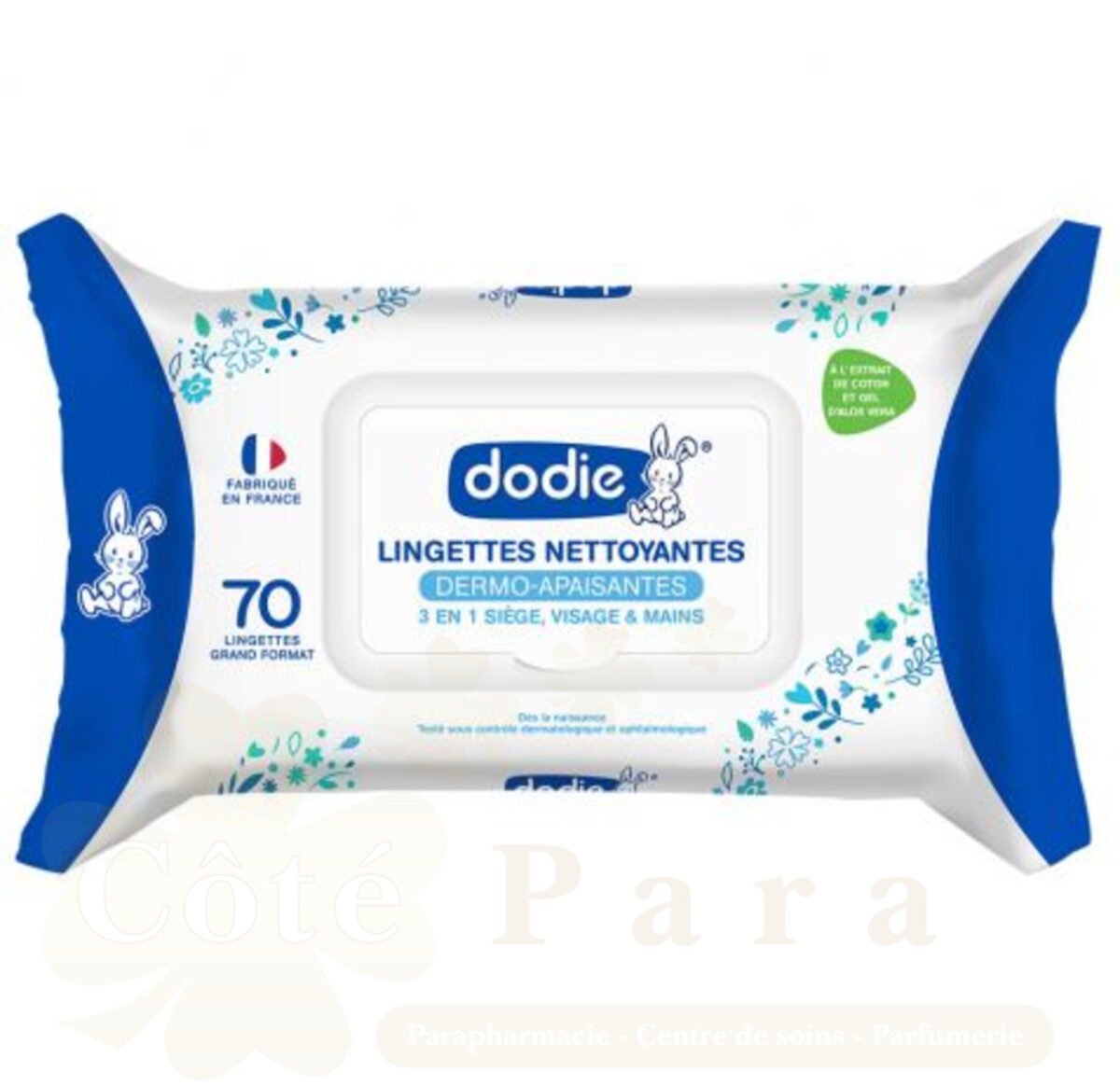 DODIE LINGETTES NETTOYANTES DERMO APAISANTE 3EN1 *60 U DODIE LINGETTES NETTOYANTES DERMO APAISANTE 3EN1 *60 U