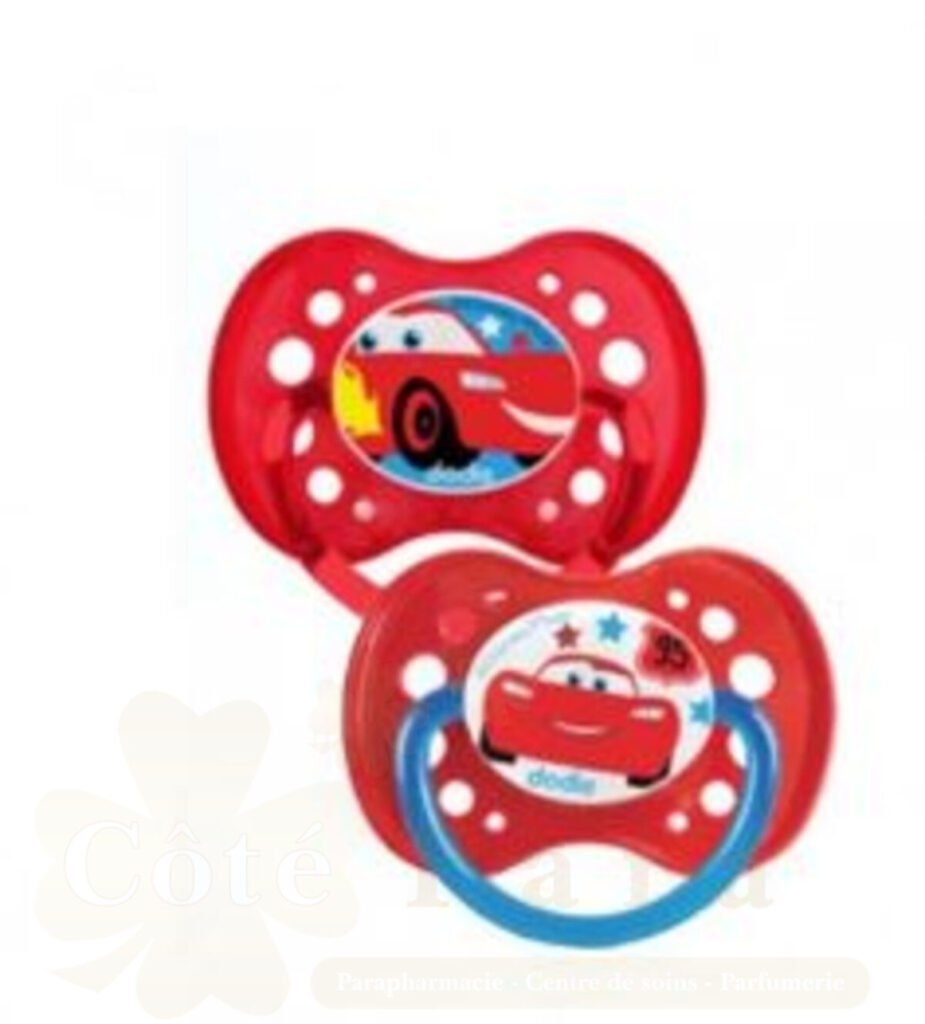 DODIE SUCETTE ANATOMIQUE DUO CARS 6M+ N?A68