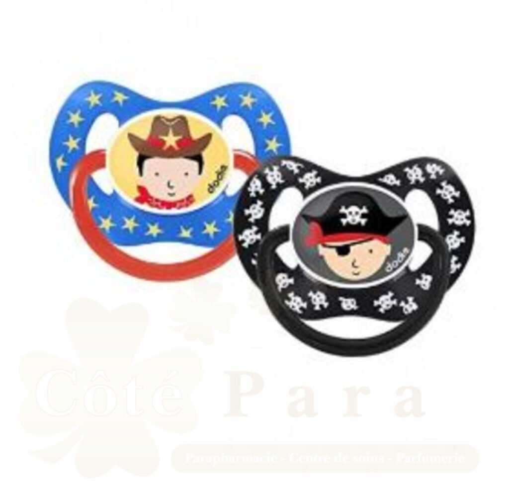 DODIE SUCETTES ANATOMIQUES GAR?ON COWBOY PIRATE 18M+ A38