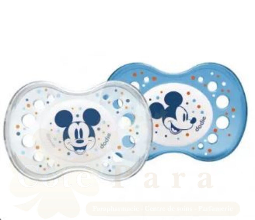 DODIE SUCETTES ANATOMIQUES NUIT MICKEY 18M+ A75