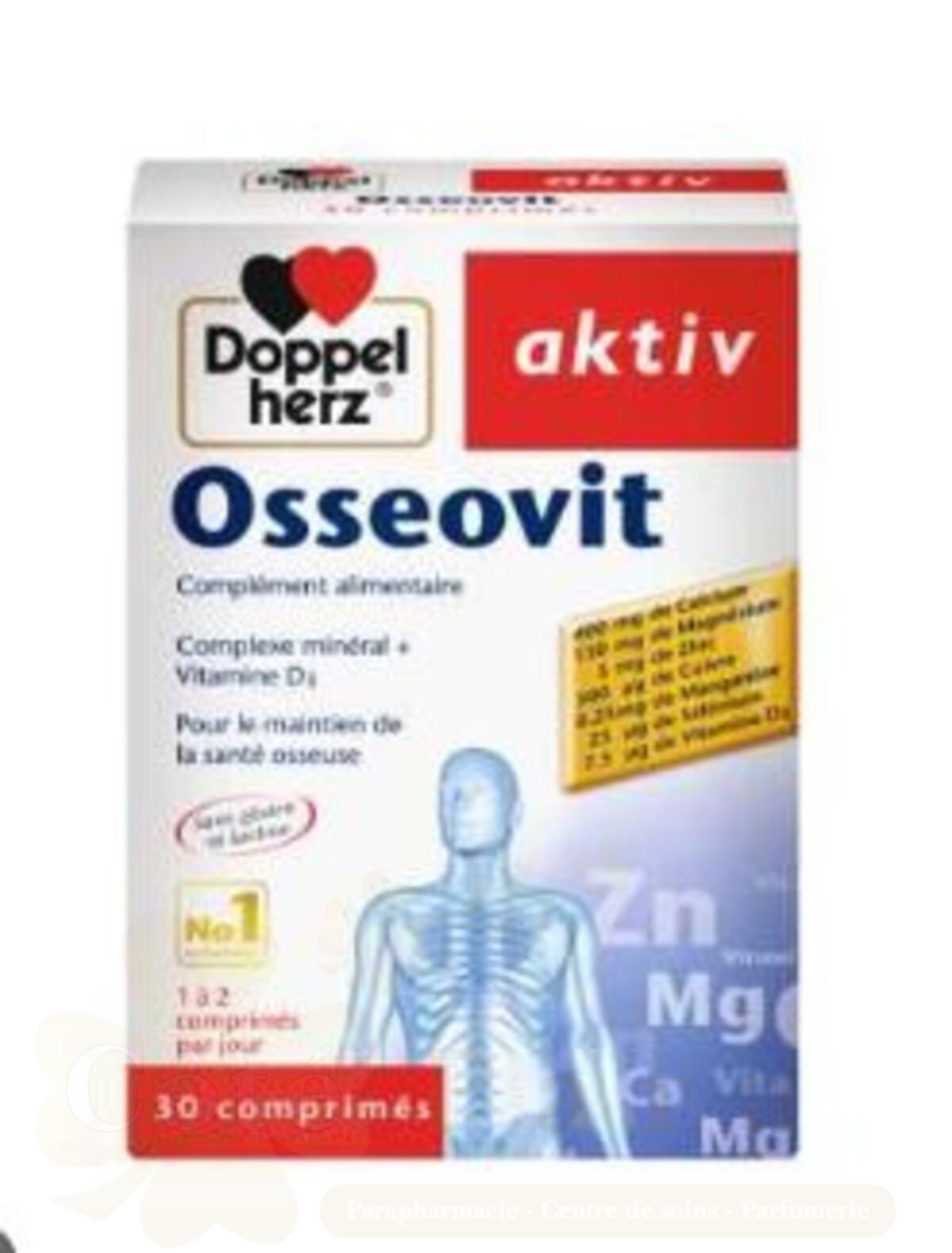 DOPPEL HERZ AKTIV OSSEOVIT 30 COMPRIMES DOPPEL HERZ AKTIV OSSEOVIT 30 COMPRIMES