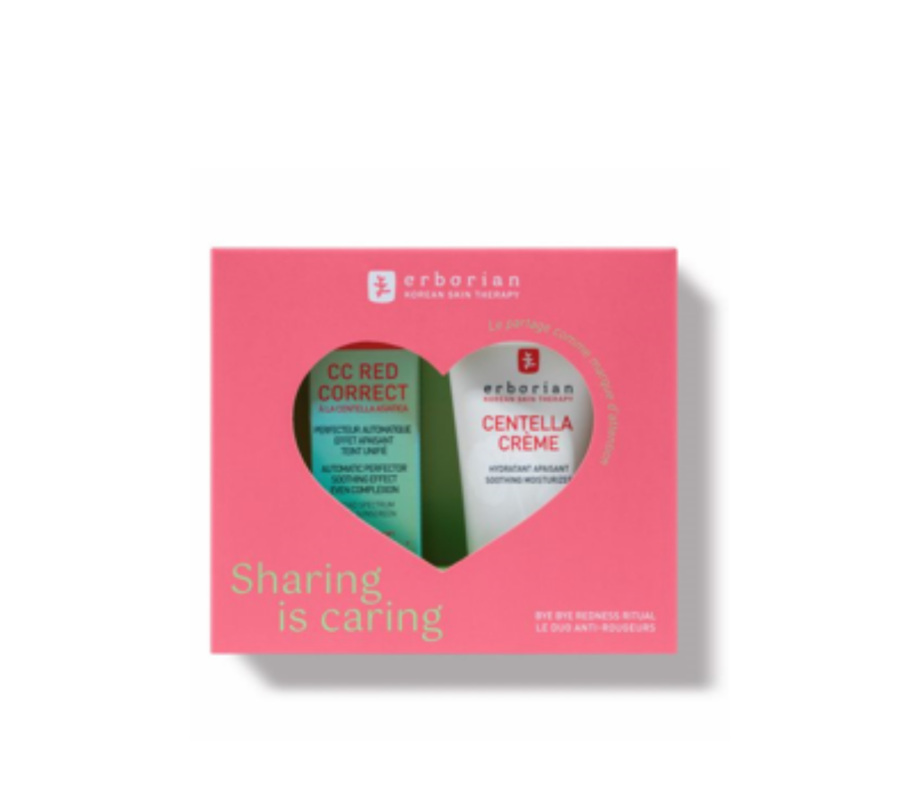 ERBORIAN COFFRET CC RED CORRECT 15ML + CENTELLA CREME 20ML