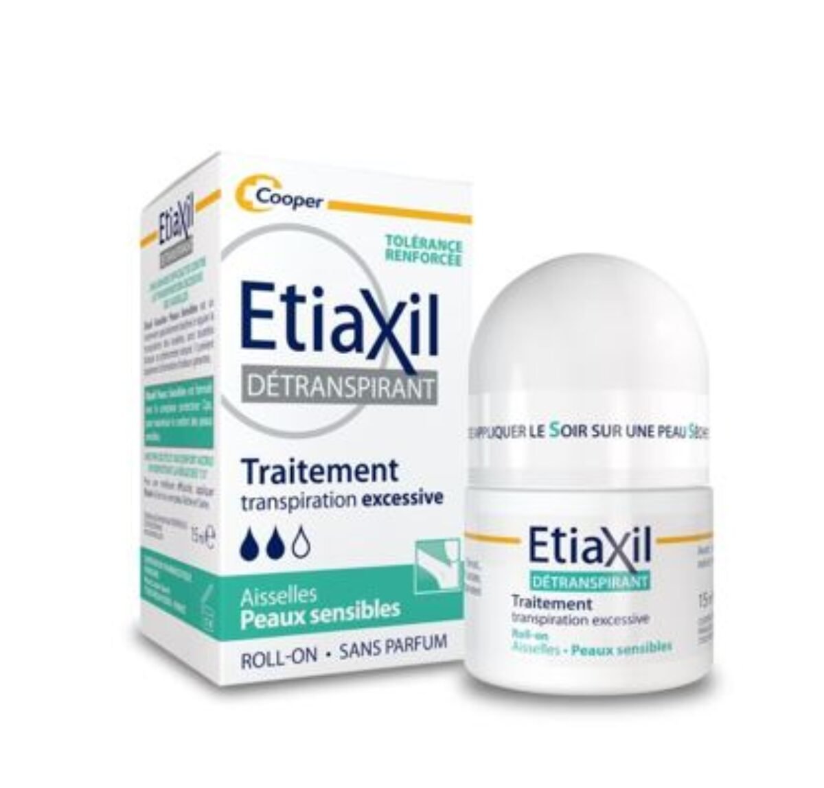 ETIAXIL DETRANSPIRANT ROLL ON AISSELLES PEAUX SENSIBLES 15ML ETIAXIL DETRANSPIRANT ROLL ON AISSELLES PEAUX SENSIBLES 15ML