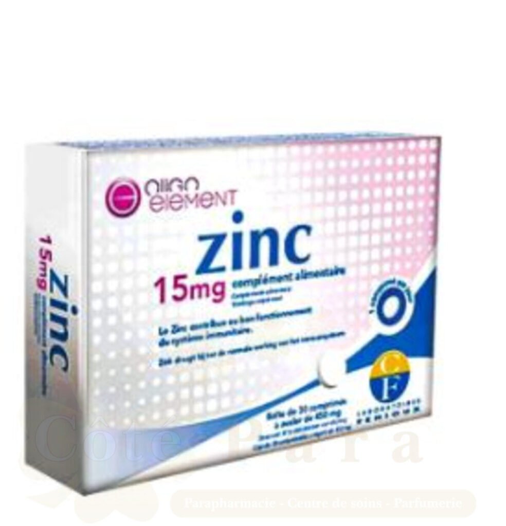 FENIOUX ZINC 15MG 30COMPRIMES