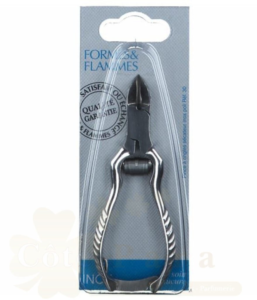 FORMES&FLAMMES PINCE A ONGLE SECATEUR INOX POLI REF 30