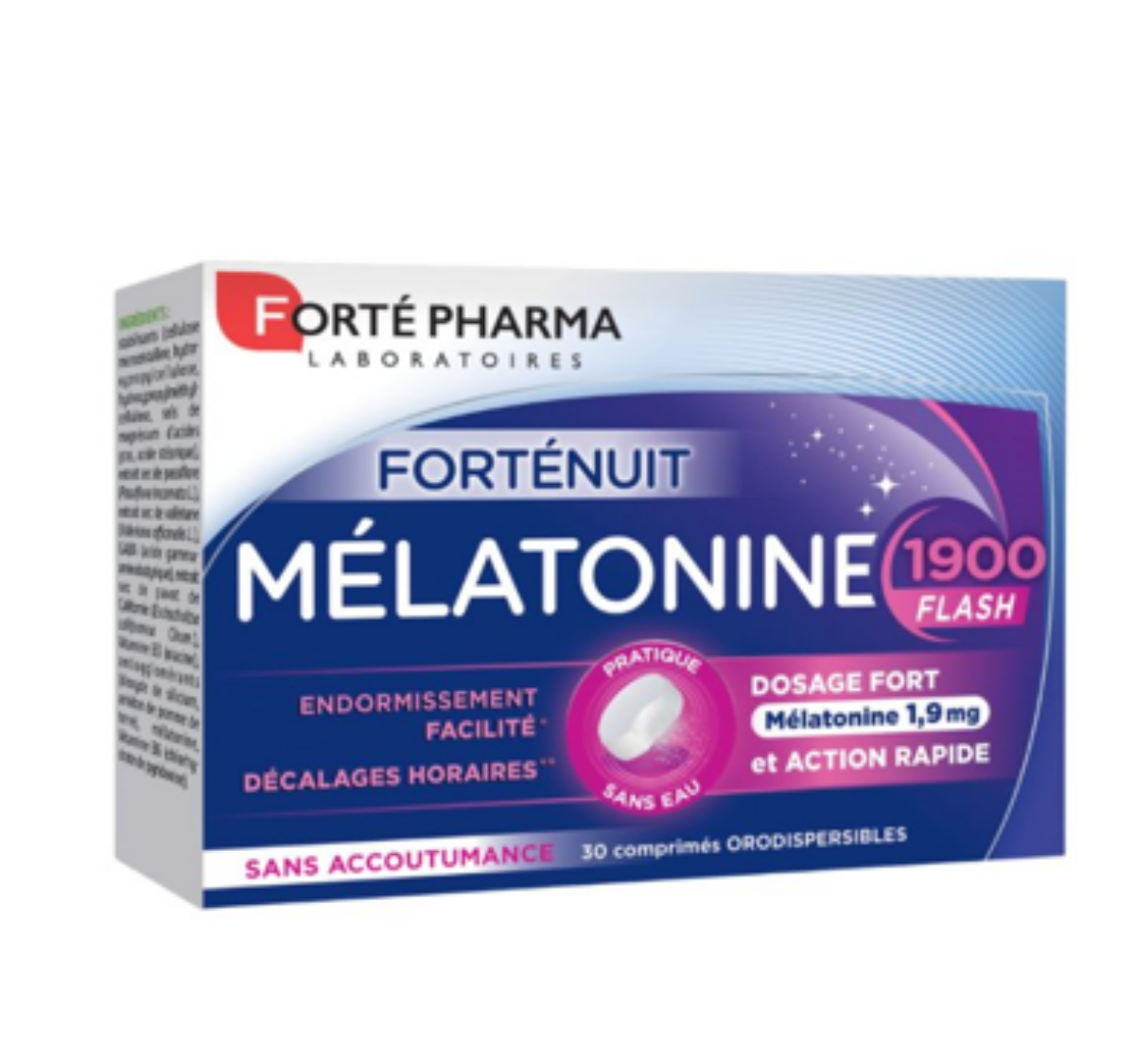 FORTE PHARMA FORTE NUIT MELATONINE 1900 FLASH 30 COMPRIMES FORTE PHARMA FORTE NUIT MELATONINE 1900 FLASH 30 COMPRIMES