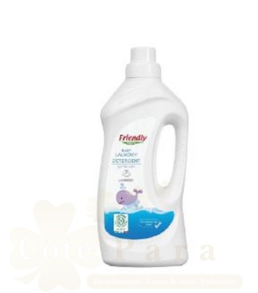 FRIENDLY BABY LIQUIDE LESSIVE 100% NATUREL LAVANDE 1L