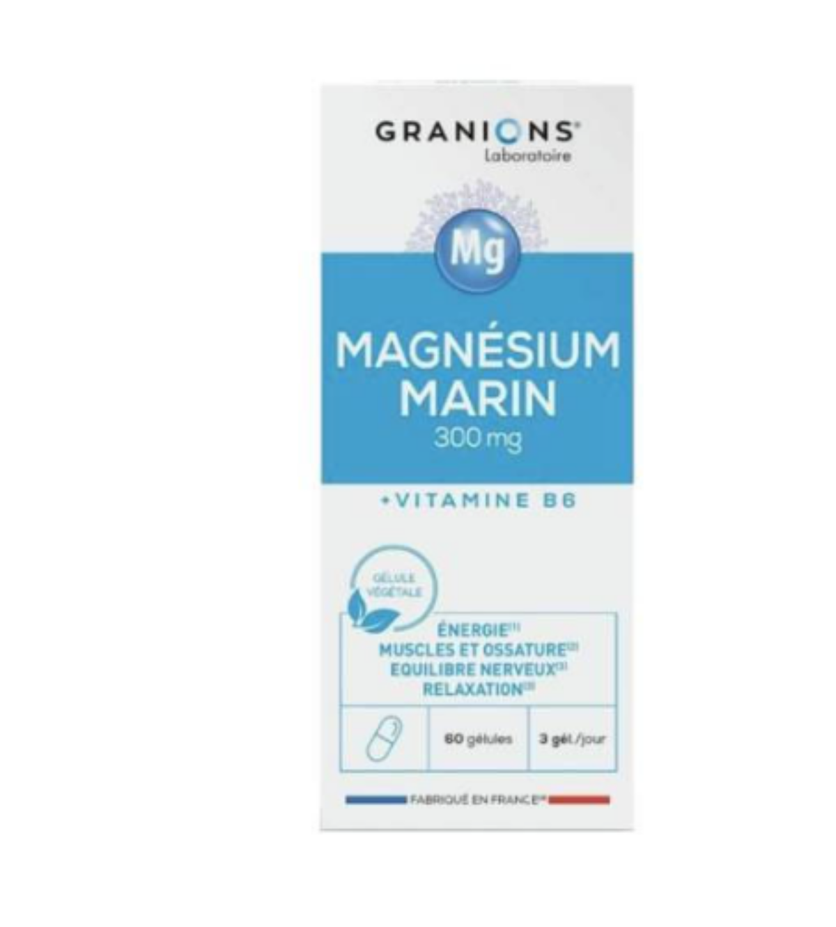 GRANIONS MAGNESIUM MARIN 300MG 60 GELULES GRANIONS MAGNESIUM MARIN 300MG 60 GELULES