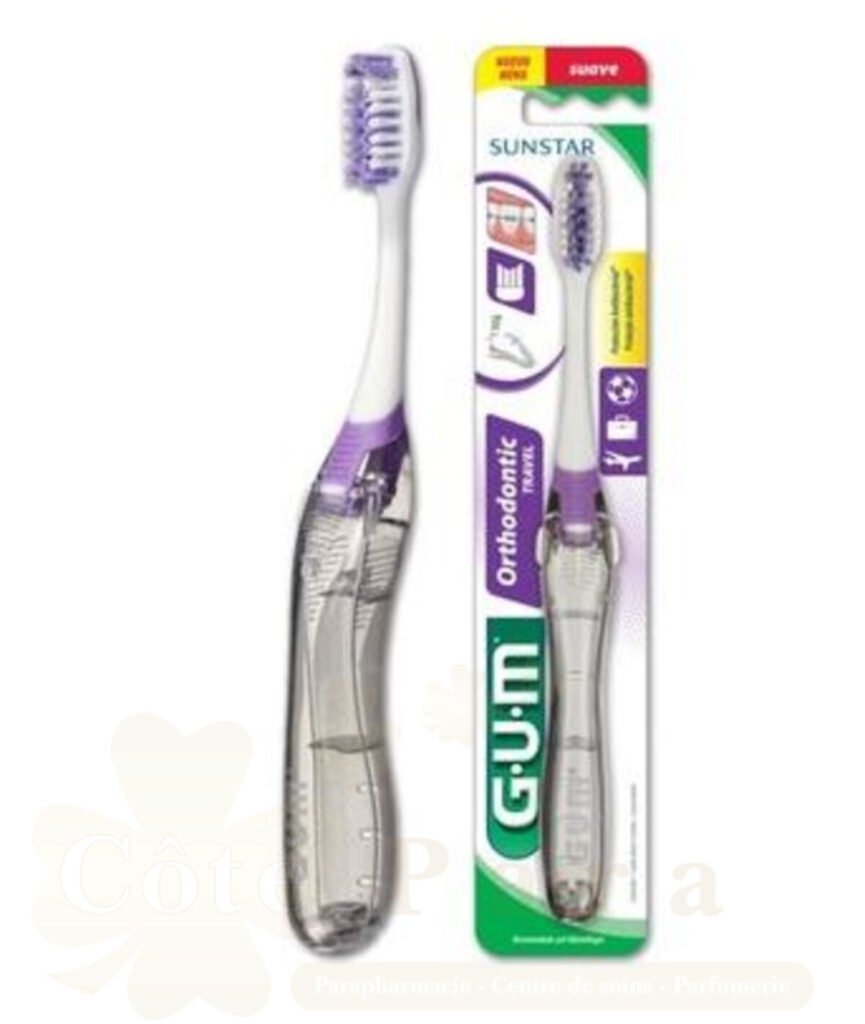 GUM BROSSE A DENTS ORTHO TRAVEL REF 125