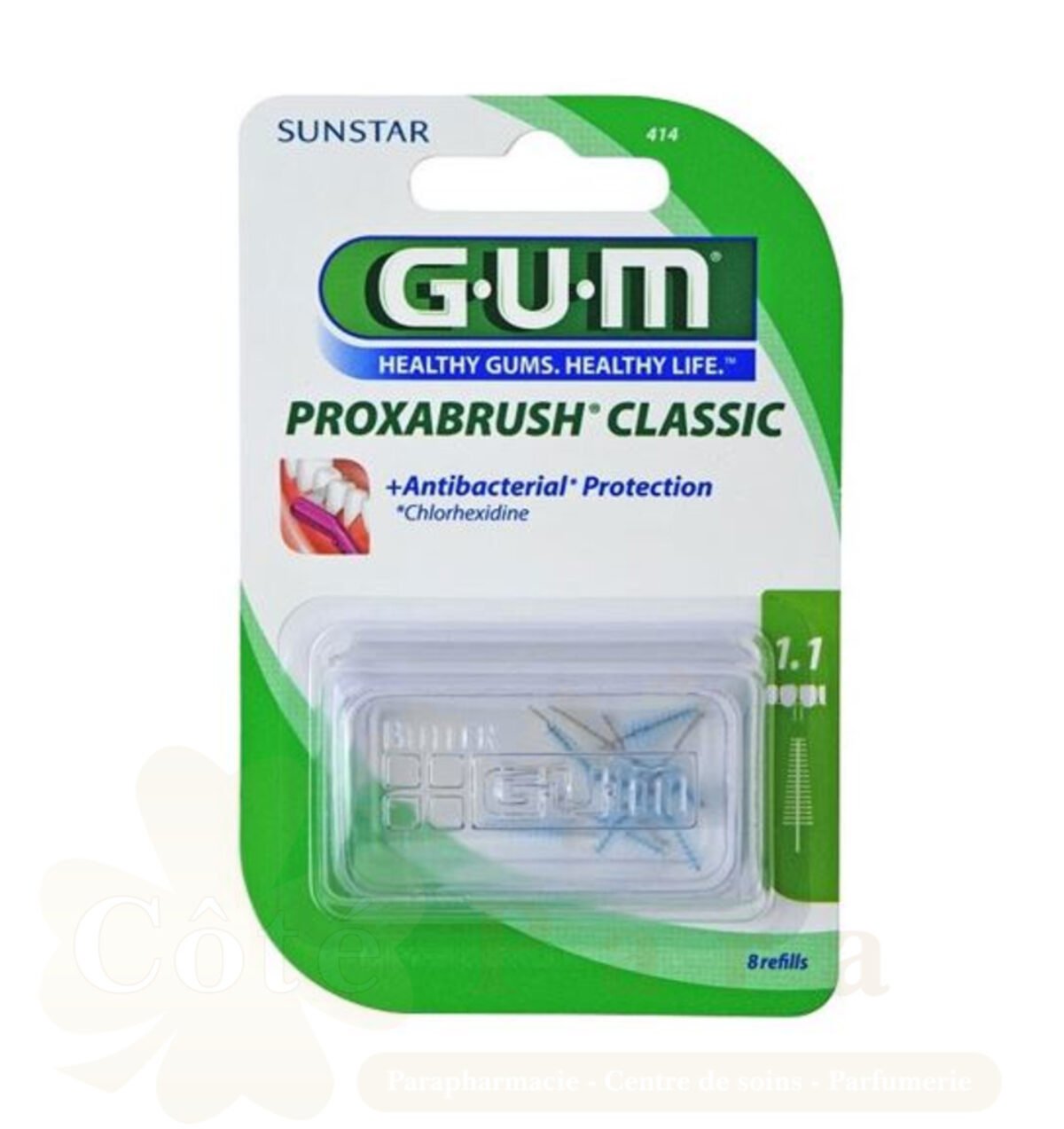 GUM PROXABRUSH CLASSIC 1.1 REF 414 GUM PROXABRUSH CLASSIC 1.1 REF 414