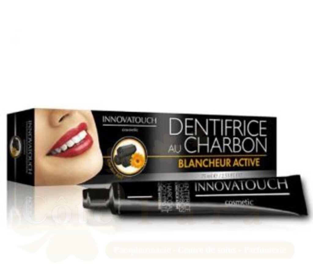 INNOVATOUCH DENTIFRICE AU CHARBON BLANCHEUR ACTIVE 75ML