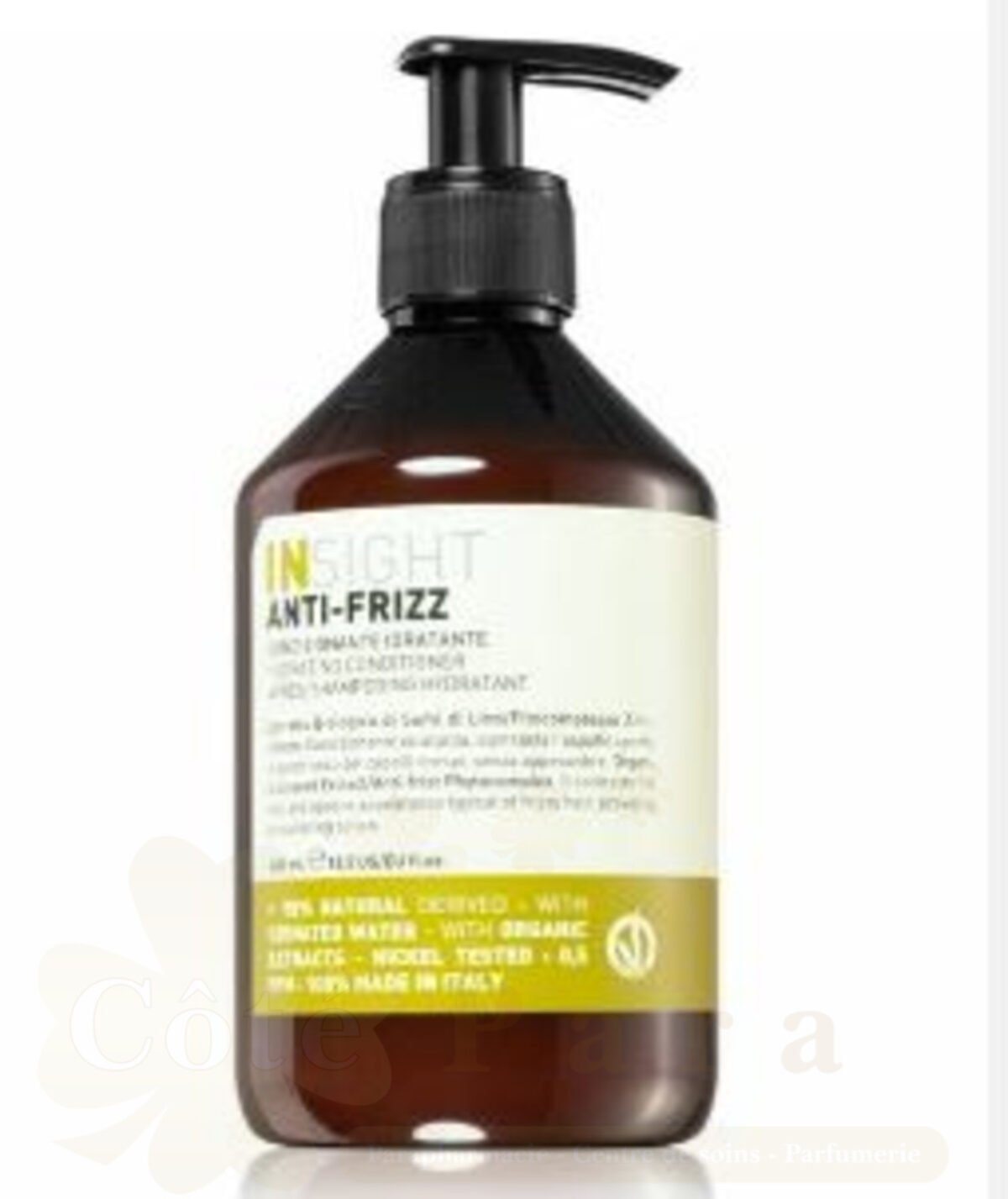 INSIGHT ANTI FRIZZ HYDRATING CONDITIONER 400ML INSIGHT ANTI FRIZZ HYDRATING CONDITIONER 400ML