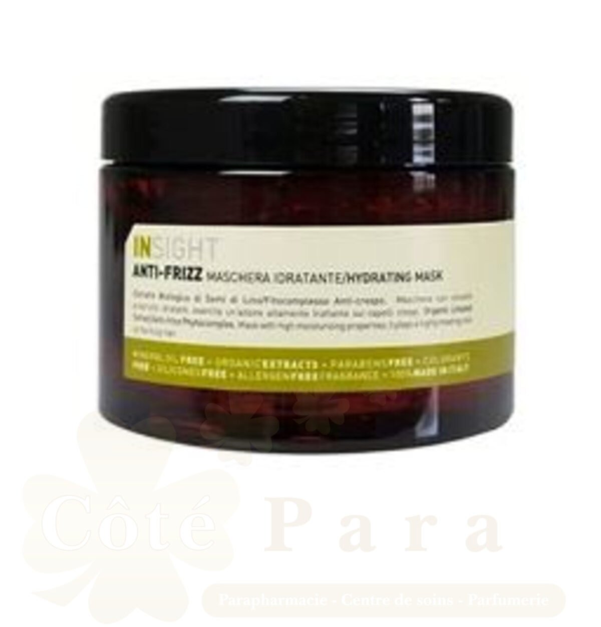 INSIGHT ANTI FRIZZ HYDRATING MASK 500ML INSIGHT ANTI FRIZZ HYDRATING MASK 500ML