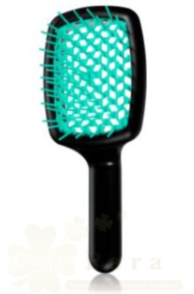 JANEKE BRUSH DETANGLER BLACK TURQUOISE SP508A NTS