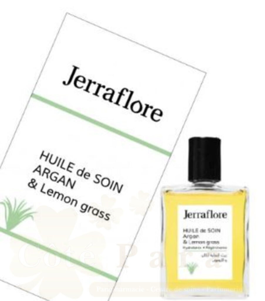 JERRAFLORE HUILE DE SOIN ARGAN&LEMONE GRASS 60ML