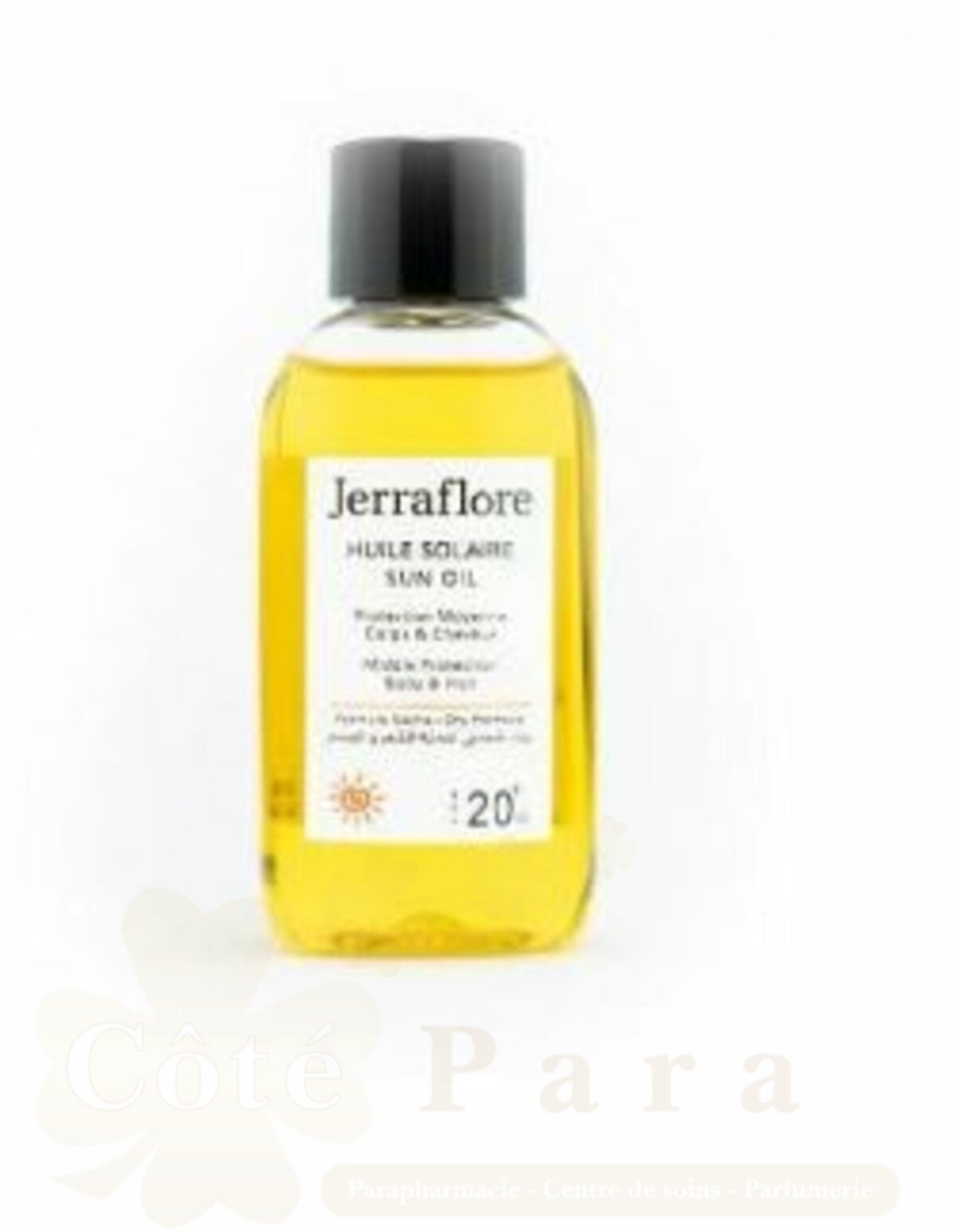 JERRAFLORE JERRASUN HUILE SOLAIRE SPF20+ 100ML JERRAFLORE JERRASUN HUILE SOLAIRE SPF20+ 100ML